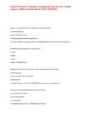 ADEQ Wastewater Treatment 1 Exam Questions and Answers &lpar;Verified Answers&rpar; Updated &lpar;Actual Exam&rpar; LATEST VERSION&excl;&excl;&NewLine;