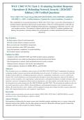 WGU C845 VUN1 Task 2 Exam 2026-2027 QUESTIONS AND ANSWERS ALREADY&NewLine;GRADED A&plus;&period; 100&percnt; Verified Solutions &vert; Updated Per Latest Guidelines &vert; Graded A&plus;