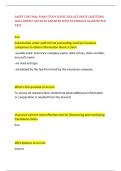 AAERT CDR FINAL EXAM STUDY GUIDE 2026 ACCURATE QUESTIONS &NewLine;AND CORRECT DETAILED ANSWERS WITH RATIONALES GUARANTEED &NewLine;PASS