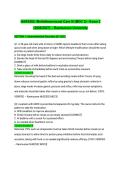 NUR2502&colon; Multidimensional Care III MDC 3 Exam 2 Actual Exam 2026&sol;2027 &ndash; Complete Exam-Style Questions with Detailed Rationales &vert; 100&percnt; Verified &vert; Pass Guaranteed &ndash; A&plus; Graded