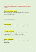 CAIA LEVEL 1 FINAL EXAM PREP 2026 ACCURATE QUESTIONS WITH &NewLine;CORRECT DETAILED ANSWERS &vert;&vert; 100&percnt; GUARANTEED PASS RECENT &NewLine;VERSION