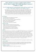 WGU C957 Applied Algebra Pre-Assessment 2026-2027 Questions and Answers Already Graded&NewLine;A&plus;&period; 100&percnt; Verified Solutions &vert; Updated Per Latest Guidelines &vert; Graded A&plus;