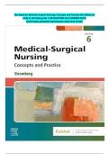 Complete Test Bank for Medical-Surgical Nursing&colon; Concepts and Practice 6th Edition by Holly K&period; Stromberg &NewLine;ALL 1-49 CHAPTERS &vert;Covered With Questions And Verified Solutions With Detailed Rationales And case Studies&period;
