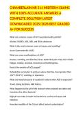 CHAMBERLAIN NR 511 MIDTERM EXAMS WITH 100&percnt; ACCURATE ANSWERS A COMPLETE SOLUTION LATEST DOWNLOADED 2025&sol;2026 BEST GRADED A&plus; FOR SUCCESS