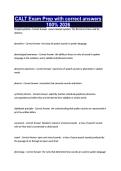 CALT Exam Prep with correct answers 100&percnt; 2026