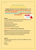 EMS University Final Exam&NewLine;NEWEST 2025&sol;2026 ACTUAL EXAM&NewLine;Complete Questions and Correct Detailed Answers &ndash; Full&NewLine;Exam Original Practice Questions with Correct Answers &&NewLine;Rationales&vert; GAURANTEED PASS WITH 170&plus; TEST BANK&NewLine;QUESTIONS 2026 CARRICULUM VERRIFIED 
