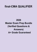 CMA Qualifier Final Exam&colon; Complete Study Guide & Practice Questions PDF