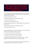 Med-Surg Proctored retake study guide QUESTIONS WITH CORRECT ANSWERS GRADED A&plus; FOR 2026 ASSURED EXCEL&excl;&excl;