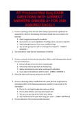 ATI Proctored Med Surg EXAM QUESTIONS WITH CORRECT ANSWERS GRADED A&plus; FOR 2026 ASSURED EXCEL&excl;&excl;