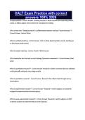 CALT Exam Practice with correct answers 100&percnt; 2026