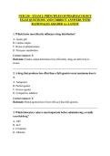 NUR 210 &ndash; Exam 2&colon; Principles of Pharmacology Exam Questions and Correct Answers with Rationales