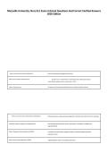 Maryville University Nurs 611 Exam 4 Actual Questions And Correct Verified Answers 2026 Edition