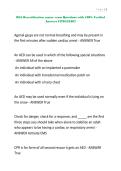BLS Recertification course exam Questions with 100&percnt; Verified Answers UPDATED&excl;&excl;&excl;&period;