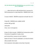 BLS AHA FOR HEALTHCARE PROVIDERS Questions with 100&percnt; Verified Answers UPDATED&excl;&excl;&excl;&period;