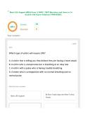 Basic Life Support &lpar;BLS&rpar; Exam A 2026 &vert; 2027 Questions and Answers A&plus;&NewLine;Graded with Expert Solutions UPDATED&excl;&excl;&excl;&period;