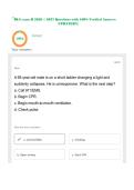 BLS Exam &vert; FULLY COVERED Exam &vert;QUESTIONS & ANSWERS&vert; already graded A&plus; &lpar;COMPLETE BUNDLE&rpar; UPDATED&excl;&excl;&excl;