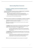 Micro-economie en Macro-economie Samenvatting &vert; 1e en 2e sem &vert; UAntwerpen