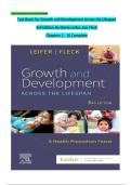Test Bank for Growth and Development Across the Lifespan&colon; A Health Promotion Focus 2nd Edition by Gloria Leifer &vert; Latest Updated 2025&ndash;2026