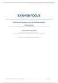 Examenfocus Financi&euml;le Analyse van de Onderneming &sol; FAO &vert; UGent 