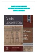 Test Bank for Gordis Epidemiology 6th Edition by David D&period; Celentano & Moyses Szklo &vert; All 20 Chapters &vert; Latest Updated 2025&ndash;2026