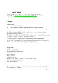 Test Bank for Auditing & Assurance Services A Systematic Approach 12e Messier 2024 &vert;&vert; All Chapter &lpar; 1-21 &rpar; A&plus;&NewLine;