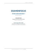 Examenfocus Onderzoeksmethoden I &vert; UGent 