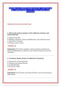 CALIFORNIA &lpar;CA&rpar; CEMETERY BROKER EXAM PREP QUESTIONS AND 100&percnt; VERIFIED ANSWERS LATEST VERSION 2026-2027 &lpar;PASS GUARANTEE&rpar;