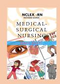 Adult Medical-Surgical Nursing and &NewLine;NCLEX-RN Practice Exam &ndash; Updated 2026 &NewLine;&lpar;Graded A&plus;&rpar; &NewLine;