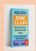 NSG 3500 Exam 4 &vert; Maternity Actual Questions and Correct &NewLine;Answers &lpar;Verified Answers&rpar; plus Rationale &vert; Already Graded A&plus; &NewLine;&vert; New Update 2026&sol;2027 &vert; Galen College of Nursing &NewLine;