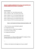 RELATIVITY CERTIFIED ADMINISTRATOR 300 ACTUAL EXAM QUESTIONS AND &NewLine;VERIFIED ANSWERS WITH RATIONALE &vert;ALL GRADED A&plus;