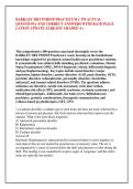 BARKLEY DRT PMHNP PRACTICUM 1 370 ACTUAL &NewLine;QUESTIONA AND CORRECT ANSWERS WITH RATIONALE &NewLine;LATEST UPDATE ALREADY GRADED A&plus;