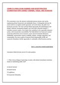 COMM 216 FINAL EXAM&colon; BUSINESS AND SOCIETYPRACTICE &NewLine;EXAMINATION WITH CORRECT ANSWERS&comma; TABLES&comma; AND DIAGRAMS