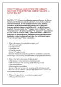 NWSA TTT-1 EXAM 250 QUESTIONS AND CORRECT &NewLine;SOLUTIONS WITH RATIONALE ALREADY GRADED A&plus; &NewLine;LATEST 2026-2027