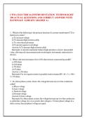 CWEA ELECTRICAL&sol;INSTRUMENTATION TECHNOLOGIST &NewLine;290 ACTUAL QUESTIONS AND CORRECT ANSWERS WITH &NewLine;RATIONALE ALREADY GRADED A&plus;