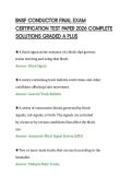 BNSF LETP PRACTICE EXAMINATION&NewLine;2026 QUESTIONS WITH ANSWERS&NewLine;GRADED A&plus;