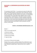 MN 576 QUIZ 1-4&colon; COMPREHENSIVE EXAM QUESTIONS AND CORRECT &NewLine;ANSWERS 
