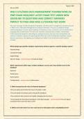 WGU C175&sol;D426 DATA MANAGEMENT FOUNDATIONS OA &NewLine;PREP EXAM 2026&sol;2027 LATEST EXAM TEST UNDER NEW &NewLine;GUIDELINE 70 QUESTIONS AND CORRECT ANSWERS &NewLine;PERFECT TO PASS 2026 WGU C175&sol;D426 TEST EXAM