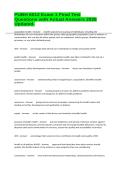 PUBH 6012 Exam 1 Final Test Questions with Actual Answers 2026 Updated&period;