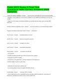PubH 6012 Exam 3 Final Test Questions with Correct Answers 2026 Updated&period;