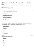 CRNI&colon; Parenteral Nutrition &ndash; Study Guide&comma; Practice Questions & Revision Notes