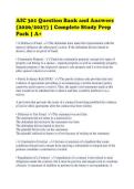 AIC 301 Question Bank and Answers&NewLine;&lpar;2026&sol;2027&rpar; &vert; Complete Study Prep&NewLine;Pack &vert; A&plus;