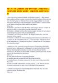 AIC 301 Questions and Answers &lpar;2026&sol;2027&rpar; &vert;&NewLine;Complete Study Guide &vert; Verified Solutions &vert;&NewLine;A&plus;