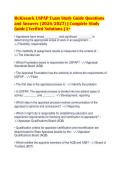 McKissock USPAP Exam Study Guide Questions&NewLine;and Answers &lpar;2026&sol;2027&rpar; &vert; Complete Study&NewLine;Guide &vert; Verified Solutions &vert; A&plus;