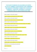 NZ STATE NURSING EXAM &lpar;MEGAN&rpar; WITH &NewLine;ACTUAL CORRECT QUESTIONS AND VERIFIED &NewLine;DETAILED ANSWERS&vert; CURRENTLY TESTING &NewLine;VERSION &vert; ALREADY GRADED A&plus;&vert;EXPERT &NewLine;VERIFIED FOR GUARANTEED PASS 2026 