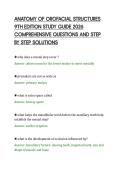 ANATOMY OF OROFACIAL STRUCTURES&NewLine;9TH EDITION STUDY GUIDE 2026&NewLine;COMPREHENSIVE QUESTIONS AND STEP&NewLine;BY STEP SOLUTIONS