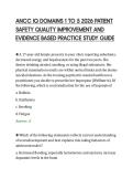 ANCC IQ DOMAINS 1 TO 5 2026 PATIENT&NewLine;SAFETY QUALITY IMPROVEMENT AND&NewLine;EVIDENCE BASED PRACTICE STUDY GUIDE