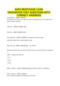 Mortgage Loan Originator Real Exam Questions & Answers PDF &vert; NMLS SAFE MLO Licensing Test Prep