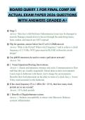 BOARD QUERY 1 FOR FINAL COMP XM&NewLine;CERTIFICATION SCRIPT 2026 QUESTIONS&NewLine;WITH SOLUTIONS GRADED A&plus;