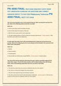 PN 4006 FINAL PREP EXAM 2026&sol;2027 LATEST EXAM &NewLine;TEST UNDER NEW GUIDELINE 150 QUESTIONS AND CORRECT &NewLine;ANSWERS PERFECT TO PASS 2026 Phlebotomy Technician PN &NewLine;4006 FINAL NCCT TEST EXAM