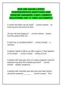 NUR 280 Final Exam &ndash; Passed Questions & Answers with Rationales&NewLine;&NewLine;